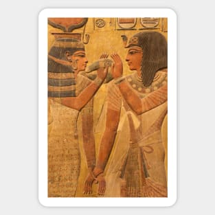 Other Treasures Of The Louvres - 7 - Hathor And Seti © Sticker